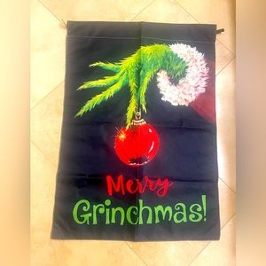 Extra Large Merry Grinchmas 🎄 Garden Flag